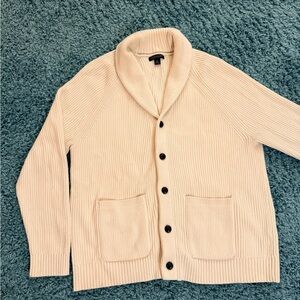 Men's Cream banana republic Cardigan Sweater